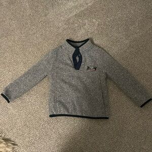 3T LLBean Quarter Button Sweater Sweatshirt